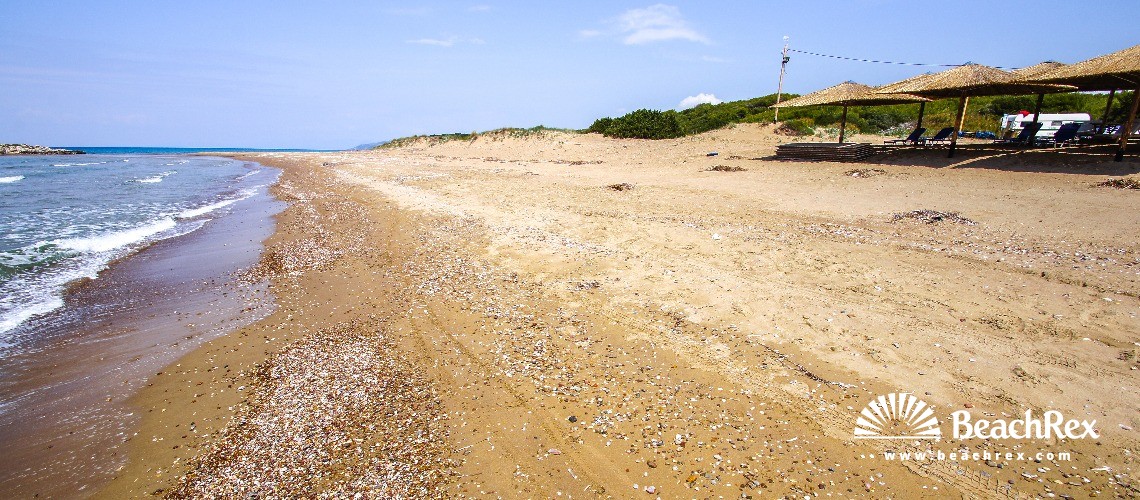 Griechenland - Dytiki Ellada -  Loutra imenis - Paralia Kounoupelaki