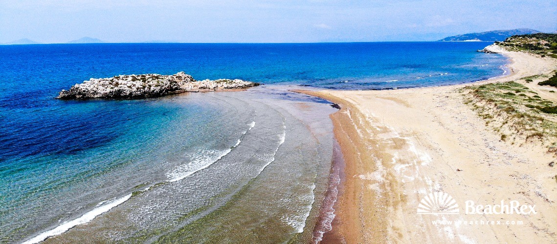 Griechenland - Dytiki Ellada -  Loutra imenis - Paralia Kounoupelaki