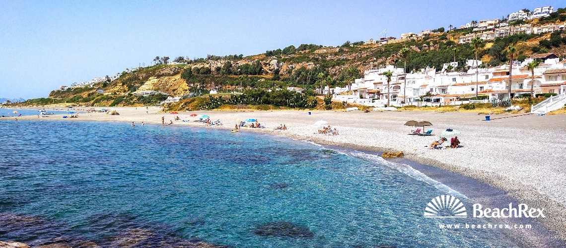 Espana - Andalucia -  Manilva - Playa de las conchas de Manilva