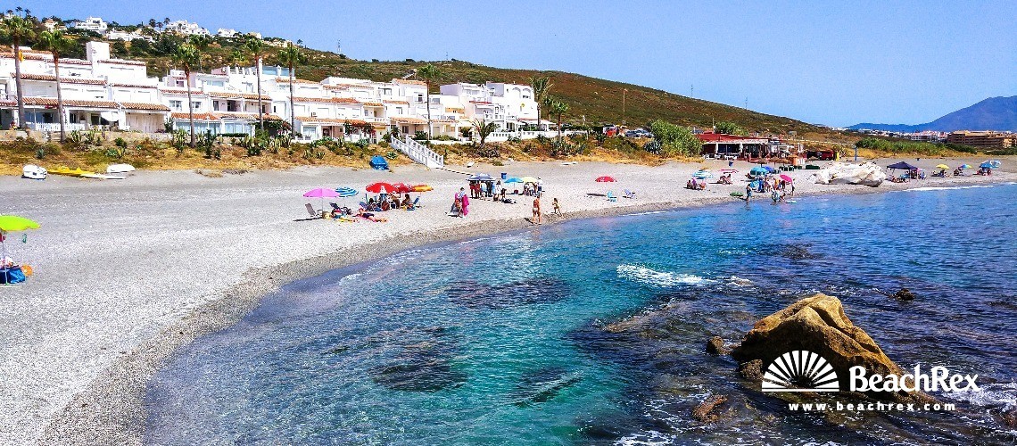 Espana - Andalucia -  Manilva - Playa de las conchas de Manilva