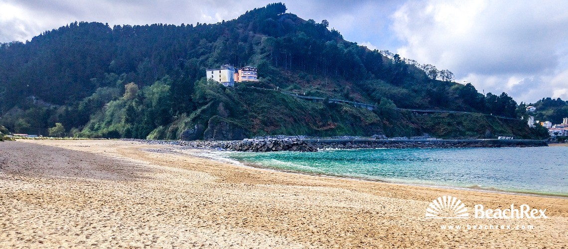 Spanien - País Vasco -  Mutriku - Playa Saturraran 