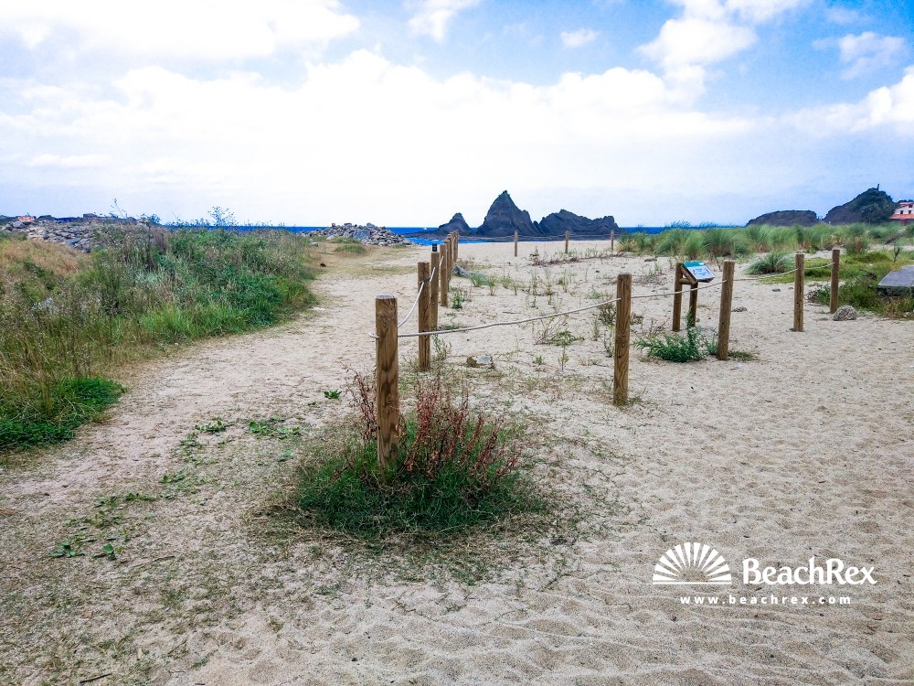Spanien - País Vasco -  Mutriku - Playa Saturraran 