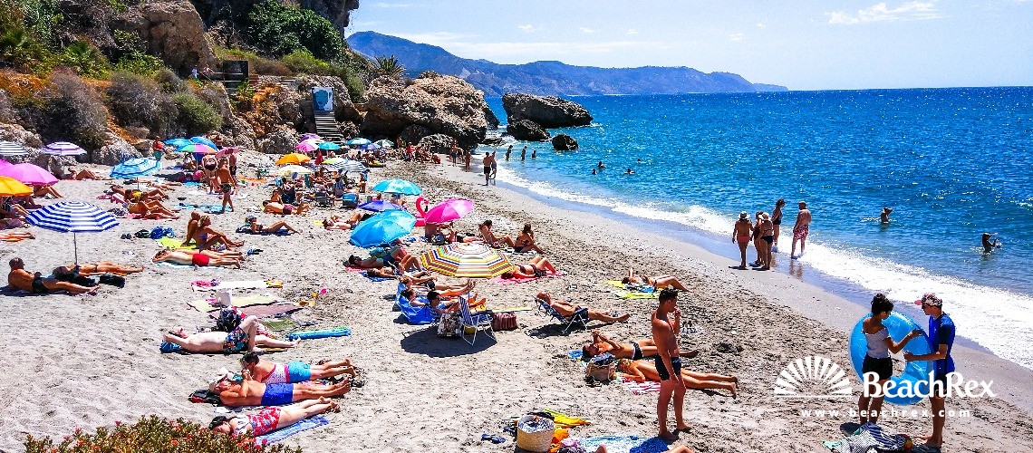 Spain - Andalucia -  Nerja - Playa del Carabeo