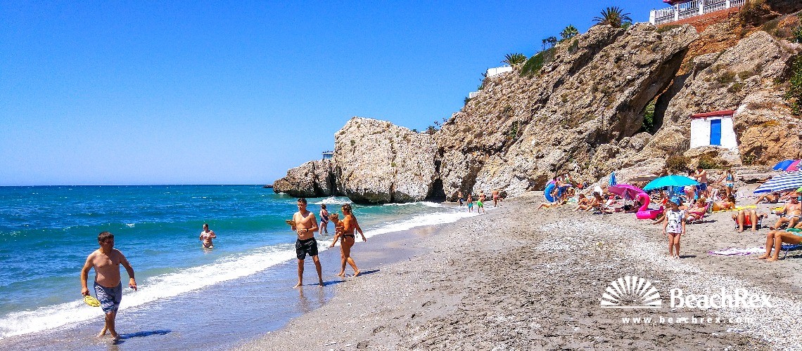 Spain - Andalucia -  Nerja - Playa del Carabeo