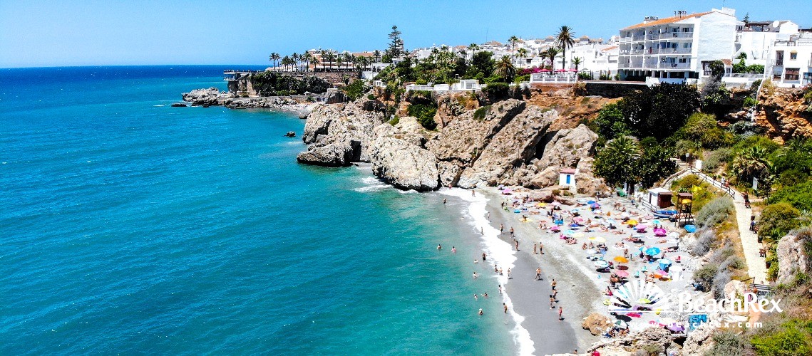 Spain - Andalucia -  Nerja - Playa del Carabeo