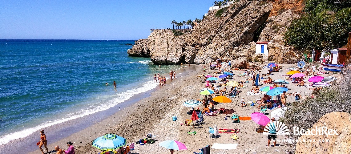 Spain - Andalucia -  Nerja - Playa del Carabeo