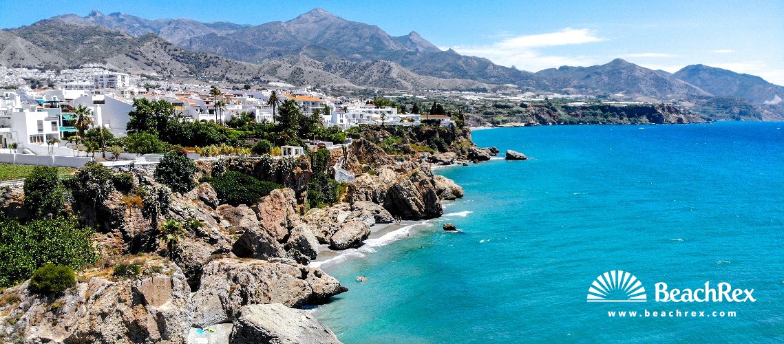Spain - Andalucia -  Nerja - Playa del Carabeo