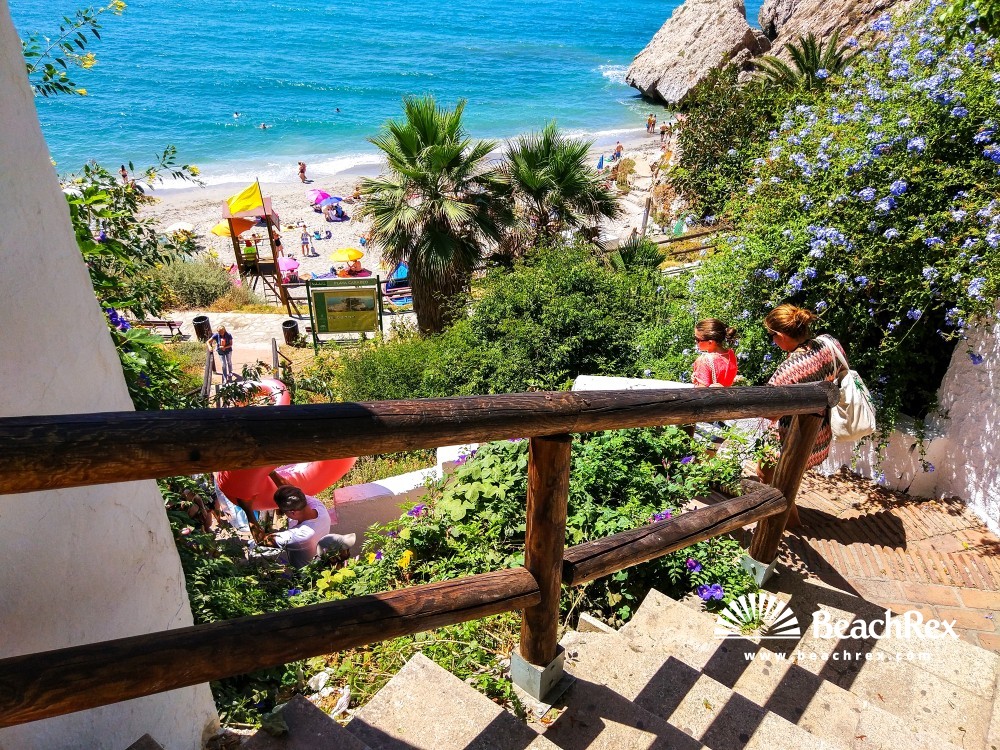 Spain - Andalucia -  Nerja - Playa del Carabeo