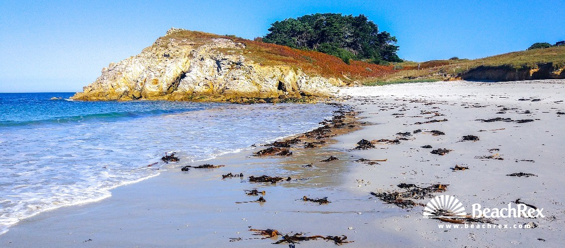 france - Bretagne -  Plouarzel - Plage de Porz Tévigné