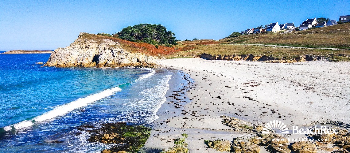 france - Bretagne -  Plouarzel - Plage de Porz Tévigné