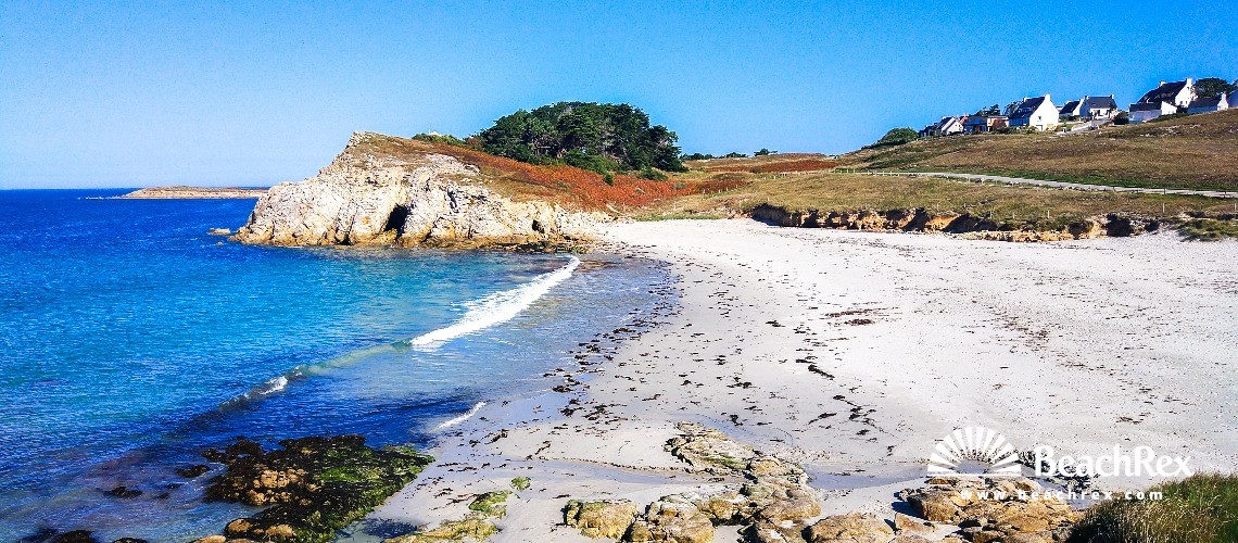 france - Bretagne -  Plouarzel - Plage de Porz Tévigné