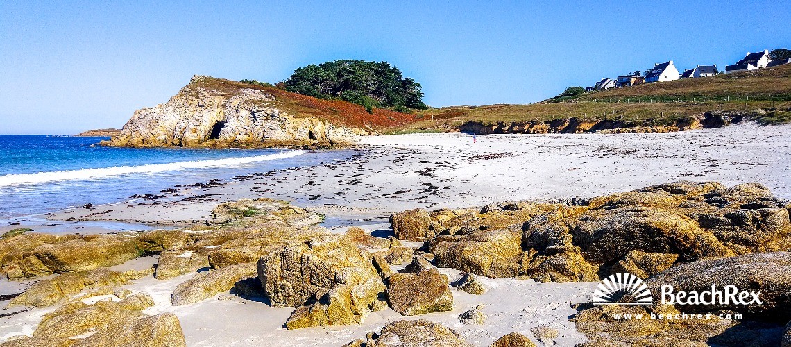 france - Bretagne -  Plouarzel - Plage de Porz Tévigné