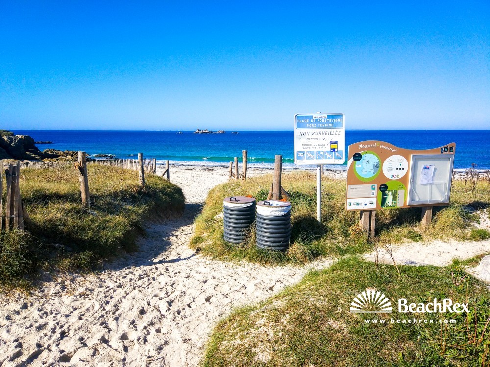 france - Bretagne -  Plouarzel - Plage de Porz Tévigné