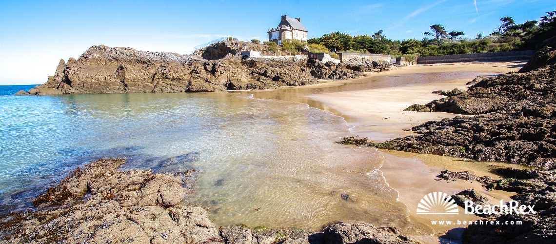france - Bretagne -  Saint-Malo - Plage du Nicet
