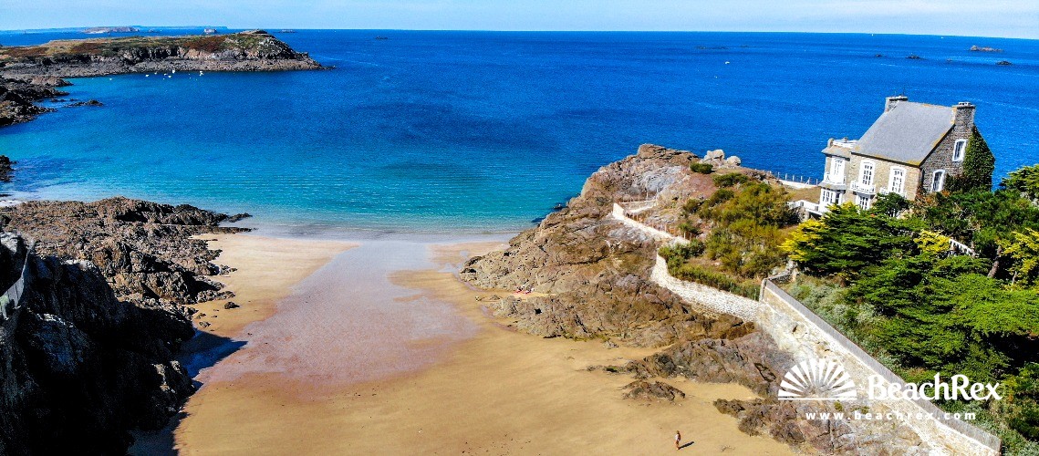 france - Bretagne -  Saint-Malo - Plage du Nicet
