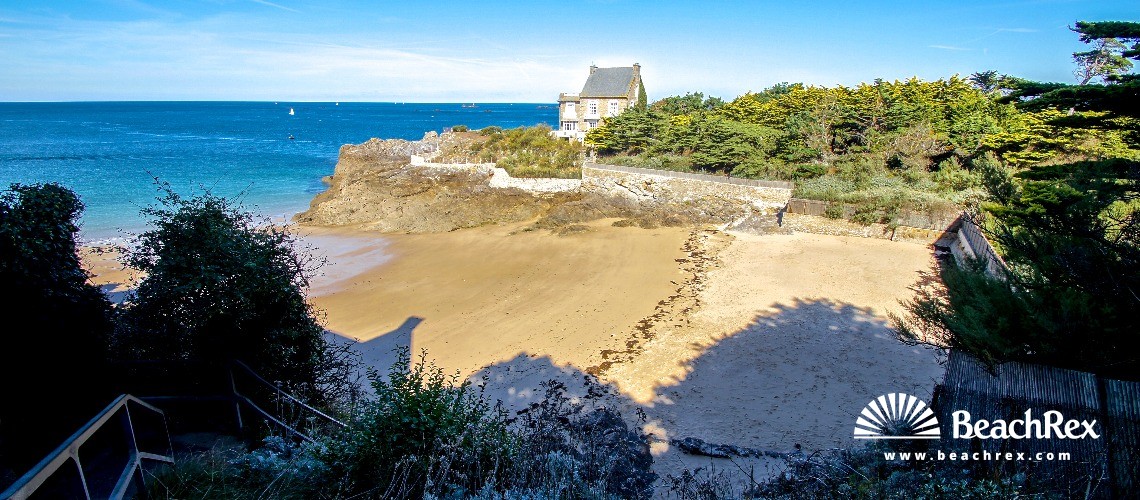 france - Bretagne -  Saint-Malo - Plage du Nicet