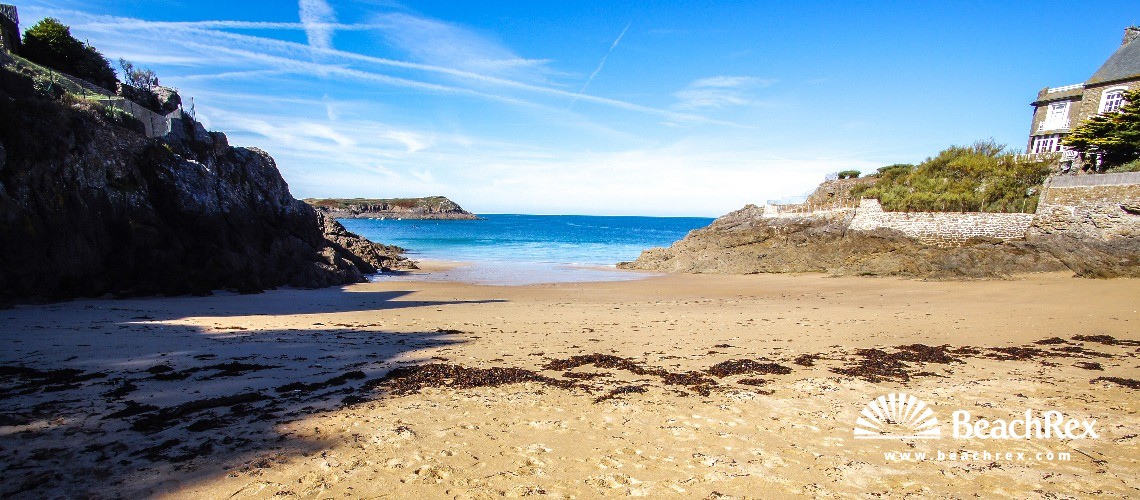 france - Bretagne -  Saint-Malo - Plage du Nicet