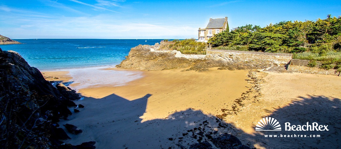 france - Bretagne -  Saint-Malo - Plage du Nicet