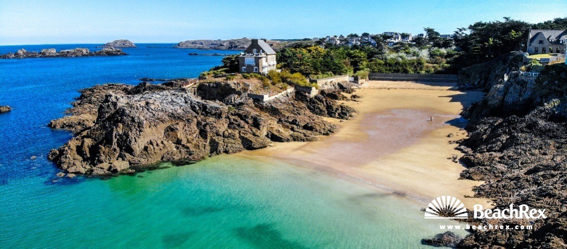 france - Bretagne -  Saint-Malo - Plage du Nicet