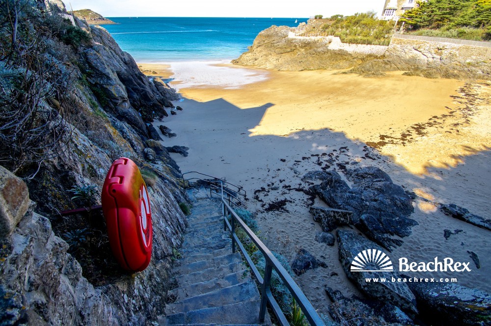 france - Bretagne -  Saint-Malo - Plage du Nicet