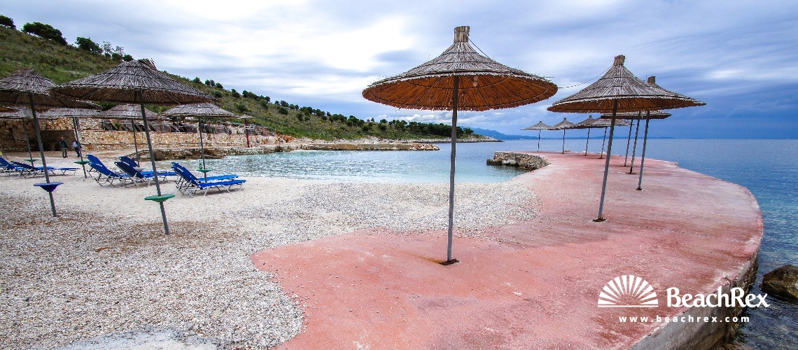 Albania - Vlorë -  Sarandë - Plazhi Gjiri Sarandë