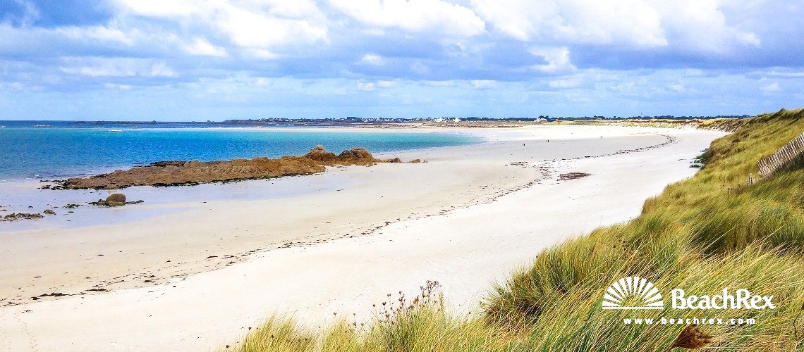 france - Bretagne -  Tréflez - Plage Le Mean