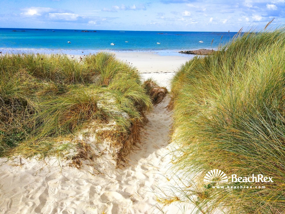 France - Bretagne -  Tréflez - Plage Le Mean