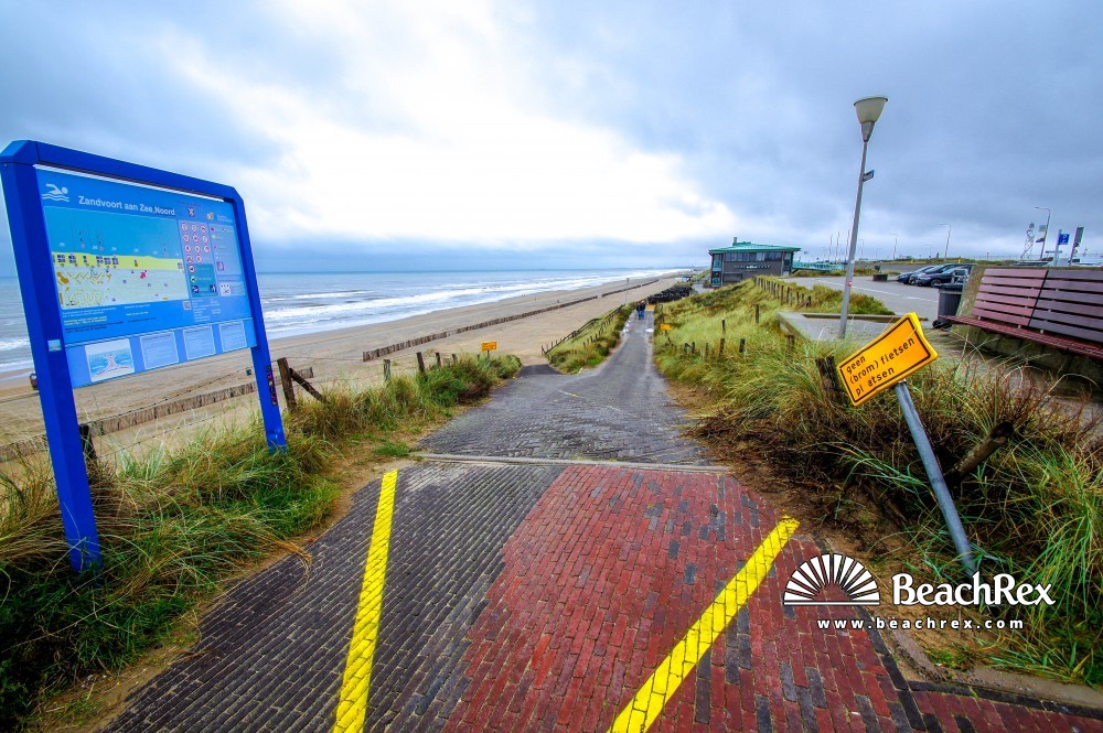 Niederlande - NoordHolland -  Zandvoort - Strand Zandvoort aan Zee Noord