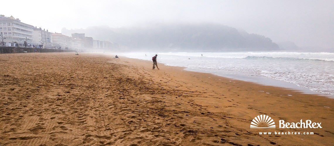 Spain - País Vasco -  Zarautz - Playa De Zarautz