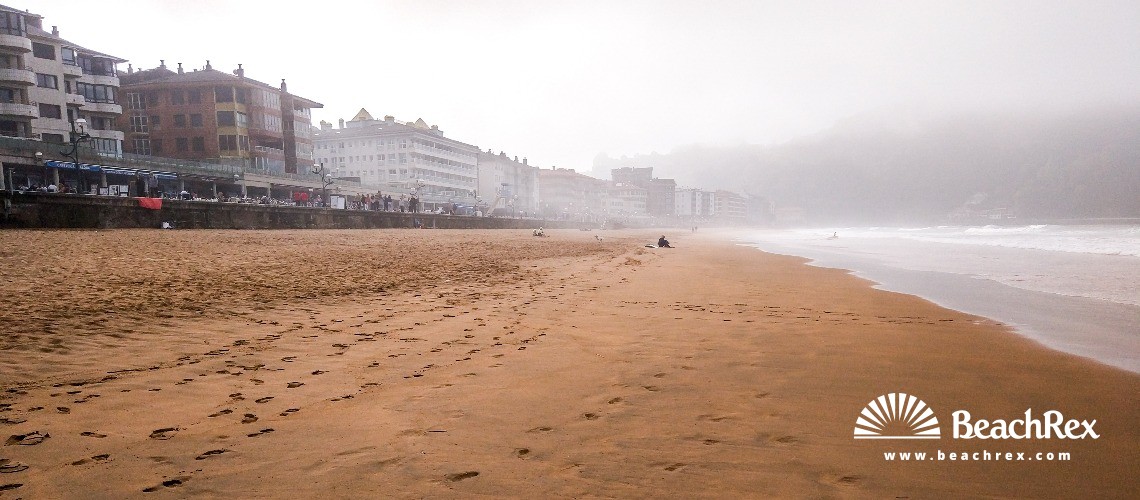Spain - País Vasco -  Zarautz - Playa De Zarautz