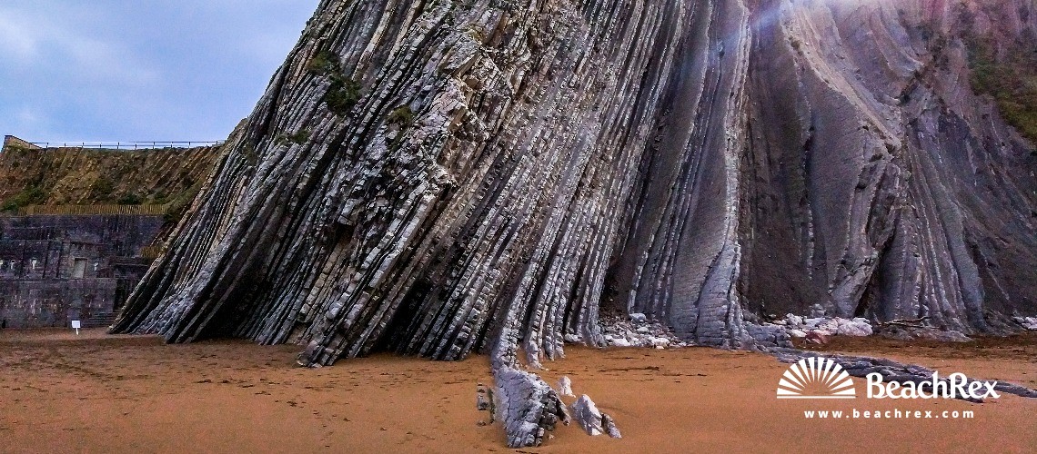 Spain - País Vasco -  Zumaia - Playa Itzuran