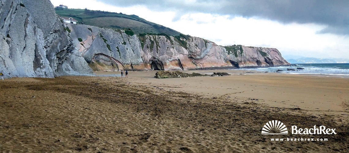 Spain - País Vasco -  Zumaia - Playa Itzuran
