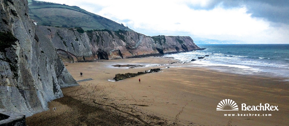 Spain - País Vasco -  Zumaia - Playa Itzuran