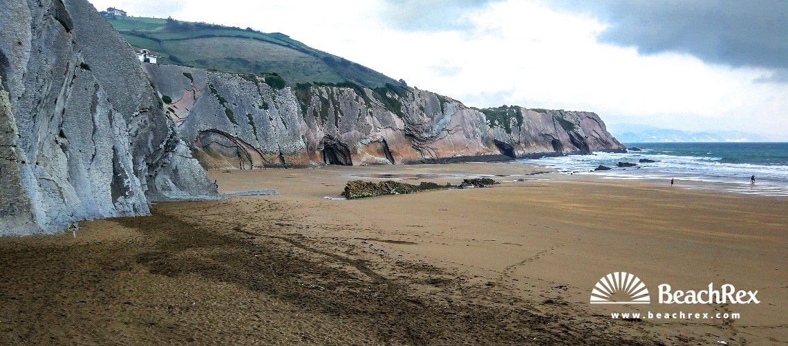 Spain - País Vasco -  Zumaia - Playa Itzuran