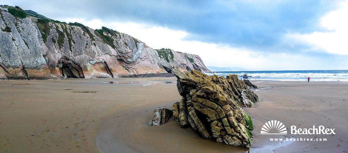 Spain - País Vasco -  Zumaia - Playa Itzuran